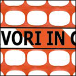 [RC180] RC180 - Rete arancio per cantieri con banda
