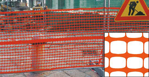 [RC266] RC266 - rotolo da 50 metri di Rete arancio per cantieri h. 1,20 mt