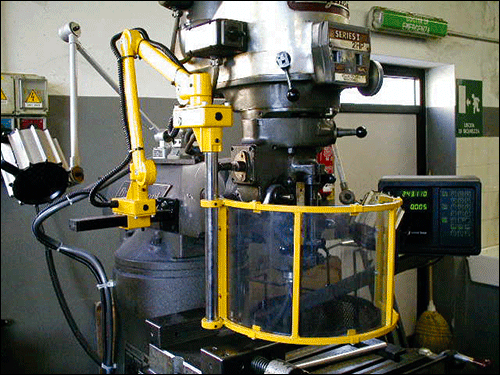 [RIP003S] RIP003S - protezione per fresatrice struttura attacco sinistro (cupola esclusa)