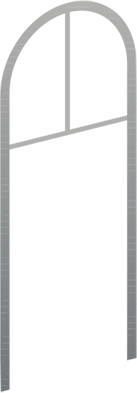 [SA06] SA06 - Sostegno ad arco per dischi diam.60 cm.