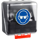 [SBT23] SBT23 - Custodia per 4 paia occhiali coperchio in ABS trasparente