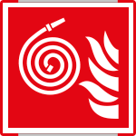 [SEME15106AC] SEME15106AC - segnale alluminio METAL profilo ROSSO monofacciale 150x150 IDRANTE