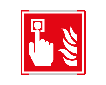 [SEME15117GC] SEME15117GC - segnaletica all.Metal mono prof.ROSSO Allarme antincendio EN ISO 7010