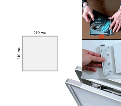 [SEMS2121W] SEMS2121W - segnale alluminio METALSIGN monofacciale colore BIANCO