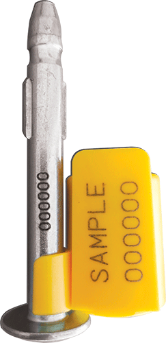 [SGE3103Y] SGE3103Y - sigillo a chiodo per container a norma ISO 17712 2013 colore giallo