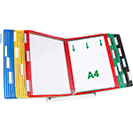 [SMCA309] SMCA309 - leggio da tavolo con 30 buste formato A4 colori assortiti