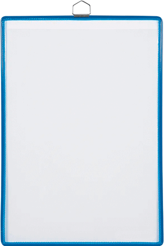 [SMCA450B] SMCA450B - confezione 5 cartelline formato A4 verticale con gancio colore BLU