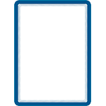 [SMCA490B] SMCA490B - confezione da 2 cornici formato A4 con retro magnetico col. BLU