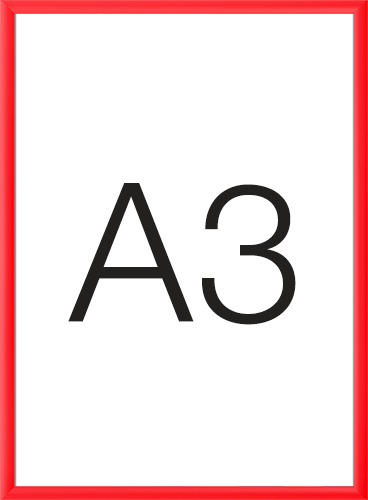 [SMCT419R] SMCT419R - cornice a scatto con protezione antiriflesso colore ROSSO ral 3020