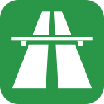 [SR161] SR161 - Etichetta adesiva rifrangente Autostrada