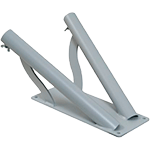 [SUPM2] SUPM2 - supporto a muro a 2 posti per aste diametro mm 32