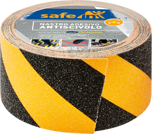 [SWDS100NY] SWDS100NY - rotolo antiscivolo tipo STANDARD h.mm 100 x m.18,3 colore NERO/GIALLO
