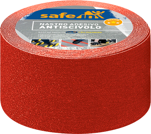[SWDS100R] SWDS100R - rotolo antiscivolo tipo STANDARD h.mm 100 x m.18,3 colore ROSSO