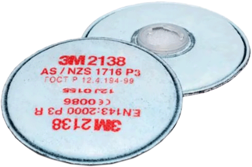 [TF2138] TF2138 - Filtro per 3M 6/7000 P3+v.org.gas ac.<TLV