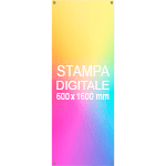 [TKPR600B] TKPR600B - solo banner 600x1600 stampa digitale inclusa per portabanner TKPR600