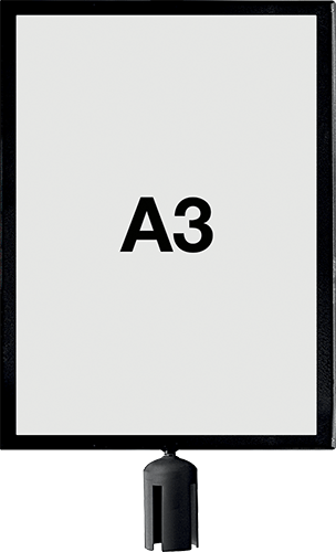 [TSA29V] TSA29V - porta avvisi A3 verticale per colonnine SAFE IN