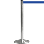 [TSB511B] TSB511B - colonnina SAFE IN modello BASIC acciaio spazzolato nastro BLU