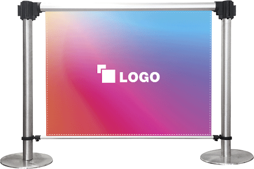 [TSKB11] TSKB11 - kit banner per colonnine tendinastro,applicabile a tutte le colonnine