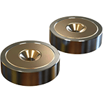 [TSMS17M] TSMS17M - confezione 2 magneti per rendere magnetico il supporto a muro TSMS15