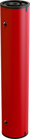 [TSMS28R] TSMS28R - colonnina ROSSA h.cm 35 da abbinare a testine da 5/10 mt e alla base