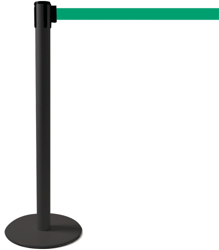 [TSP202G] TSP202G - colonnina SAFE IN modello PLUS nera opaca con nastro VERDE