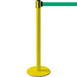 [TSP204G] TSP204G - colonnina SAFE IN modello PLUS colore giallo con nastro VERDE