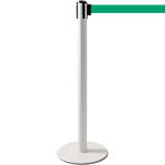 [TSP205G] TSP205G - colonnina SAFE IN modello PLUS colore bianco con nastro VERDE