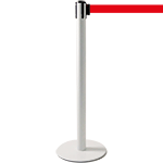 [TSP205R] TSP205R - colonnina SAFE IN modello PLUS colore bianco con nastro ROSSO