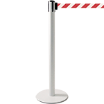 [TSP205RW] TSP205RW - colonnina SAFE IN modello PLUS colore bianco con nastro BIANCO/ROSSO