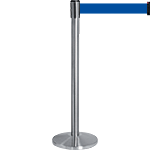 [TSP800B] TSP800B - colonnina SAFE IN con nastro personalizzabile h. cm 8 colore BLU