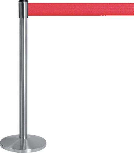 [TSP800R] TSP800R - colonnina SAFE IN con nastro personalizzabile h. cm 8 colore ROSSO