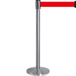 [TSP800R] TSP800R - colonnina SAFE IN con nastro personalizzabile h. cm 8 colore ROSSO