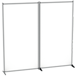 [TSPW200] TSPW200 - pann.divis.singolo trasparente s/ruote mm 2040x1900x380