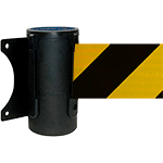 [TST300NY] TST300NY - testina a muro SAFE IN nera nastro 3 mt GIALLO/NERO