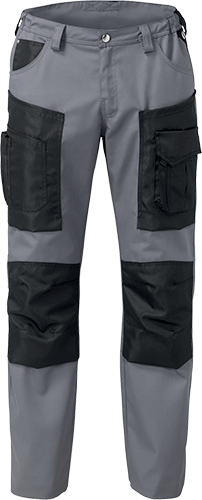 [VPG820L] VPG820L - pantalone HAMMER c.tasconi+rinforzo ginocchia col.GRIGIO/NERO tg.L