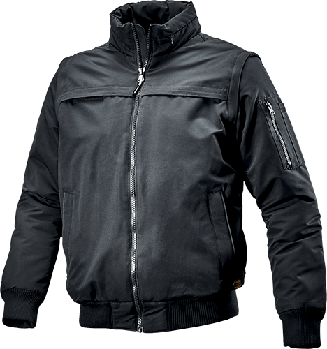 [VPSD175NXL] VPSD175NXL - bomber imbottito D-SWAT con maniche staccabili colore NERO tg.XL