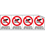 [YE95213B] YE95213B - Sheet n. 4 label UNAUTHORISED...