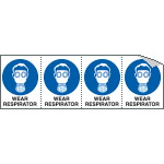 [YE95234B] YE95234B - Sheet n. 4 label WEAR RESPIRATOR