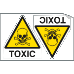 [YE95254A] YE95254A - Sheet n. 2 label TOXIC