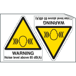 [YE95272A] YE95272A - Sheet n. 2 label WARNING NOISE...