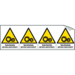 [YE95274B] YE95274B - Sheet n. 4 label WARNING MOVING...