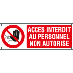 [YF1808K] YF1808K - Sign prohibition ACCES INTERDIT AU PERS