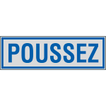 [YF96681] YF96681 - Label silver POUSSEZ