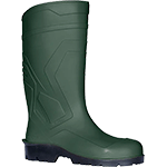[ZC6425R44] ZC6425R44 - Stivale al ginocchio PVC verde puntale e lamina di sicurezza tg.  44