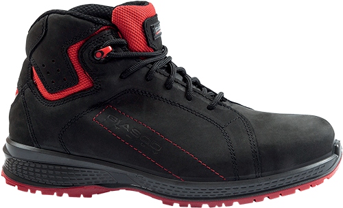 [ZC8370A37] ZC8370A37 - scarpa alta BASKET pelle fiore Nabuck S3 mis.37