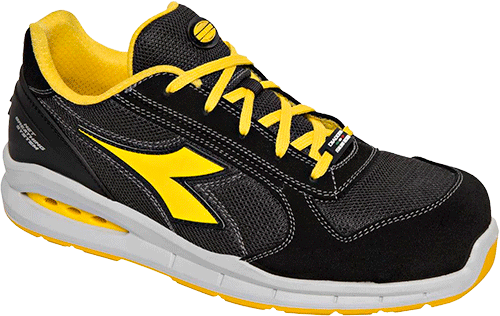[ZCS7621736] ZCS7621736 - scarpa bassa "Run net airbox low" crosta nero/grigia S1P SRC n.36