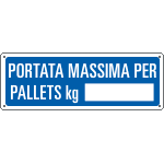 [2342] 2342 - Cartello informazione Carico ma per per pallets