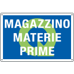 [2687] 2687 - Cartello qualità MAGAZZINO MATERIE PRIME