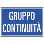 [3173] 3173 - Cartello informazione GRUPPO CONTINUITA'