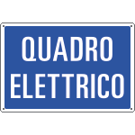 [3197] 3197 - Cartello informazione QUADRO ELETTRICO